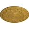 Ekena Millwork Rose Ceiling Medallion (Fits Canopies up to 13 1/2"), 33 7/8"OD x 2 3/8"P, Iridescent Gold CM33ROIGS - alternate 3